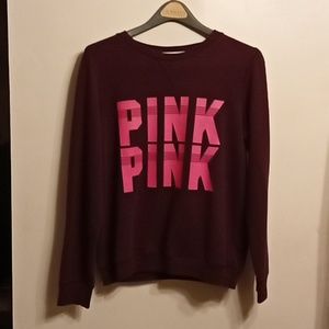 Pink Victoria's Secret Sweatshirt Size Small